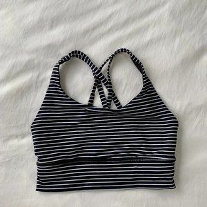 Lululemon Striped Sports Bra
